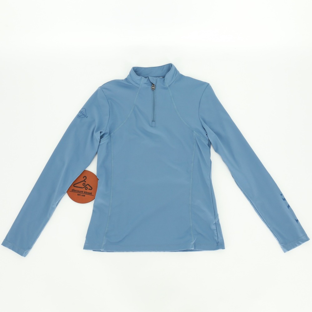 LeMieux Kids Base Layer Quarter Zip Performance Riding Top Size 9-10 Equestrian